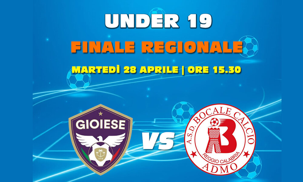 Under 19, derby Polisportiva Gioiese - Bocale per il titolo regionale