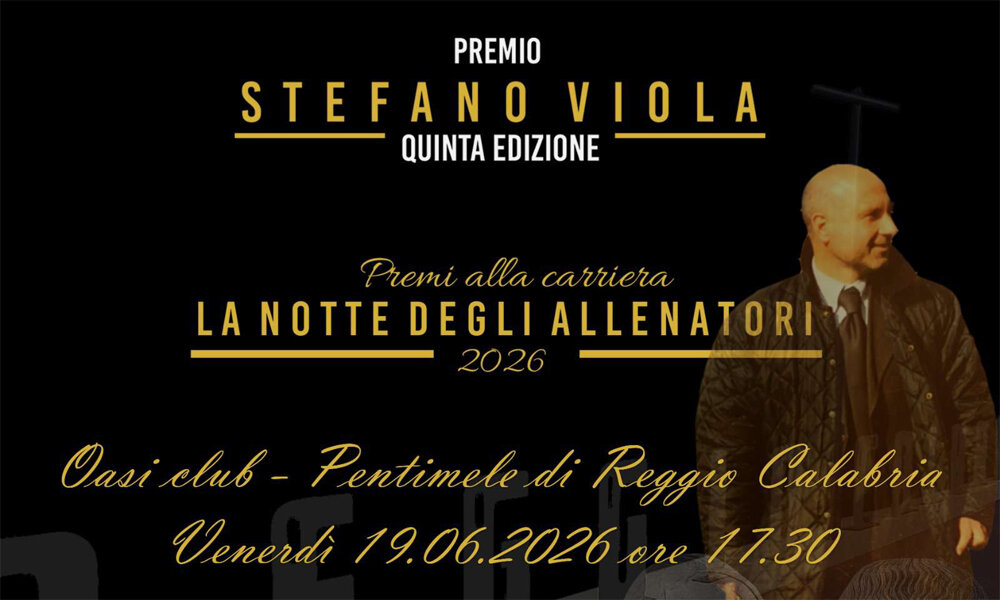 La grande notte degli allenatori reggini: torna il Premio Stefano Viola