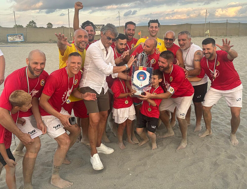 Beach Soccer, Serie B Regionale 2025: la Massimo Palanca conquista il titolo