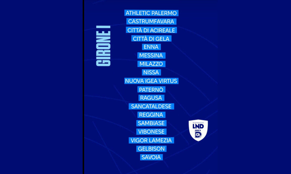 Serie D, definito il girone della Reggina