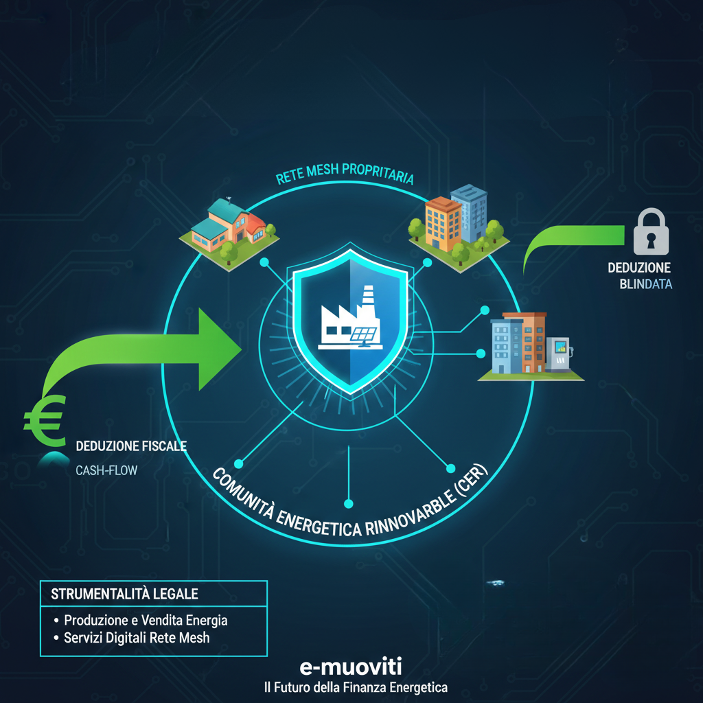E-MUOVITI Vision: L'Infrastruttura Energetico-Digitale che genera Utili (e rispetta il Fisco)