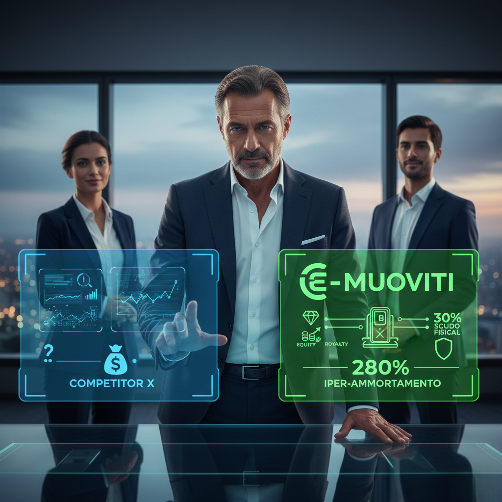 Il Modello a Doppio Binario di E-Muoviti: Massimizzare il ROE con l’Asset Fisico e Puntare alla Exit con l’Equity Bump Il Modello a Doppio Binario di E-Muoviti: Massimizzare il ROE con l’Asset Fisico e Puntare alla Exit con l’Equity Bump