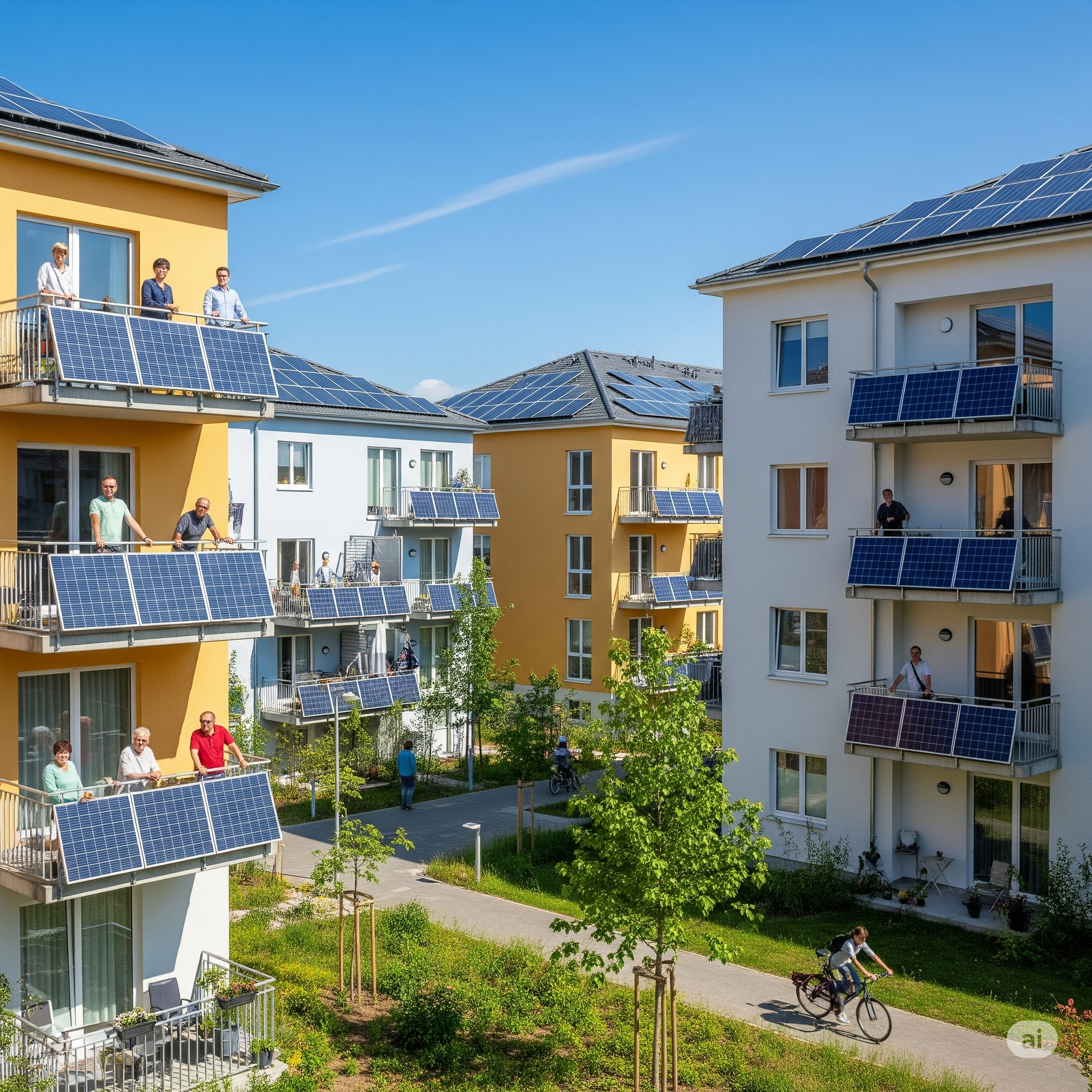 Pannelli solari e comunit&agrave; energetiche: si pu&ograve; partecipare anche dal balcone?