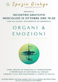 ORGANI & EMOZIONI con Eva Guzzo