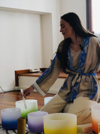 soundhealing treviso, bagno sonoro con campane treviso, chiara rech, meditazione treviso, spazio ginkgo treviso