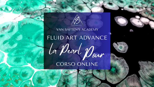 corso di fluid art avanzato, pearl pour