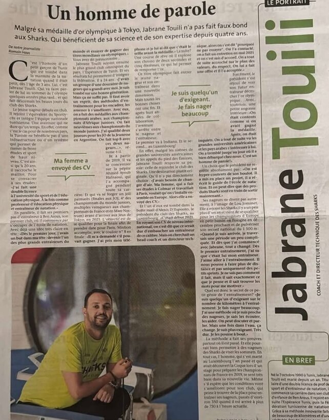 "Hard work, volume, discipline. That&rsquo;s how you build champions." Jabrane Touili