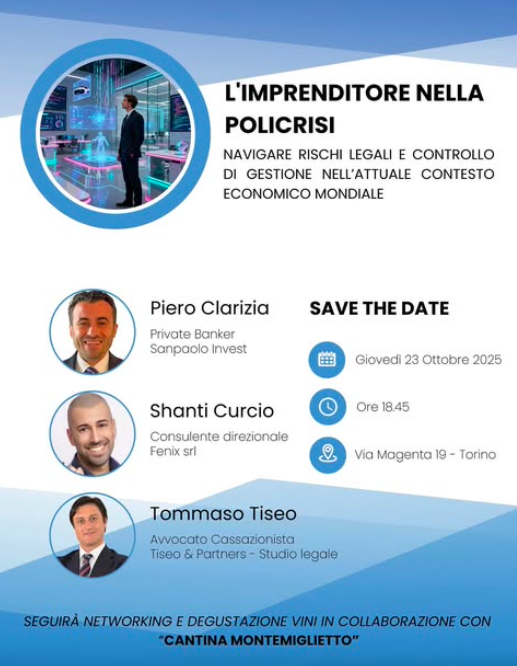 L'imprenditore nella policrisi L'imprenditore nella policrisi