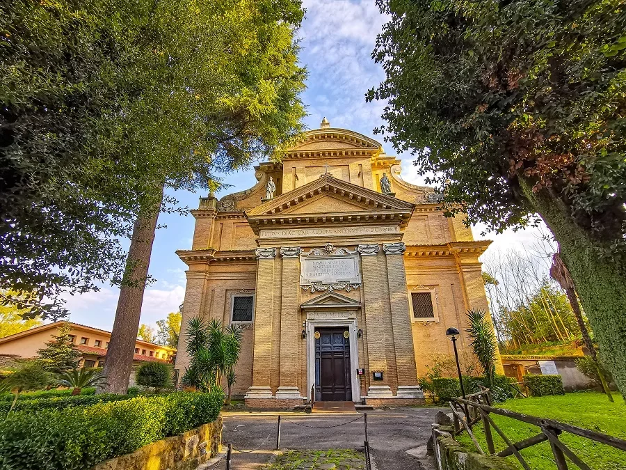 THE MIRACULOUS CHURCH OF SAINT PAUL AT THE THREE FOUNTAINS