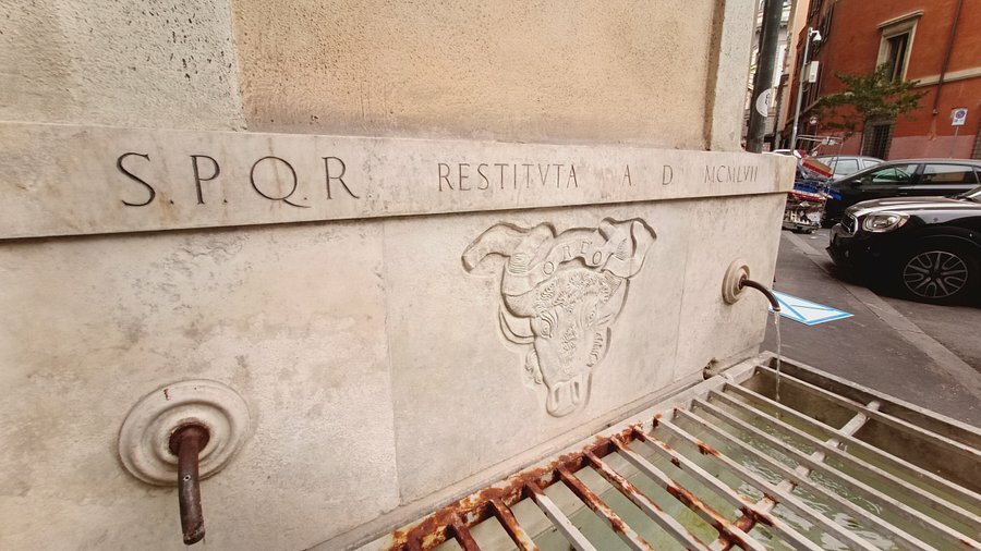 LA FONTANA DEL BUFALO DI ROMA LA FONTANA DEL BUFALO DI ROMA