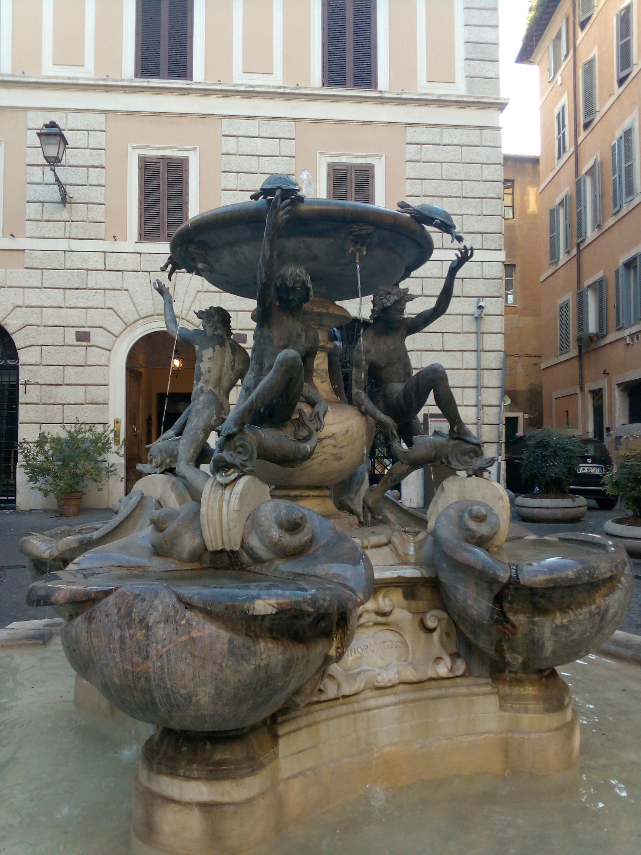 THE FOUNTAIN OF THE TURTLES IN ROME