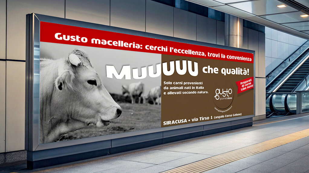 Scena - ADV per Gusto Gourmet Store Siracusa Scena - ADV per Gusto Gourmet Store Siracusa
