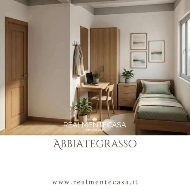 3 locali di 58 mq con piccolo solaio ad Abbiategrasso, in zona San Gaetano