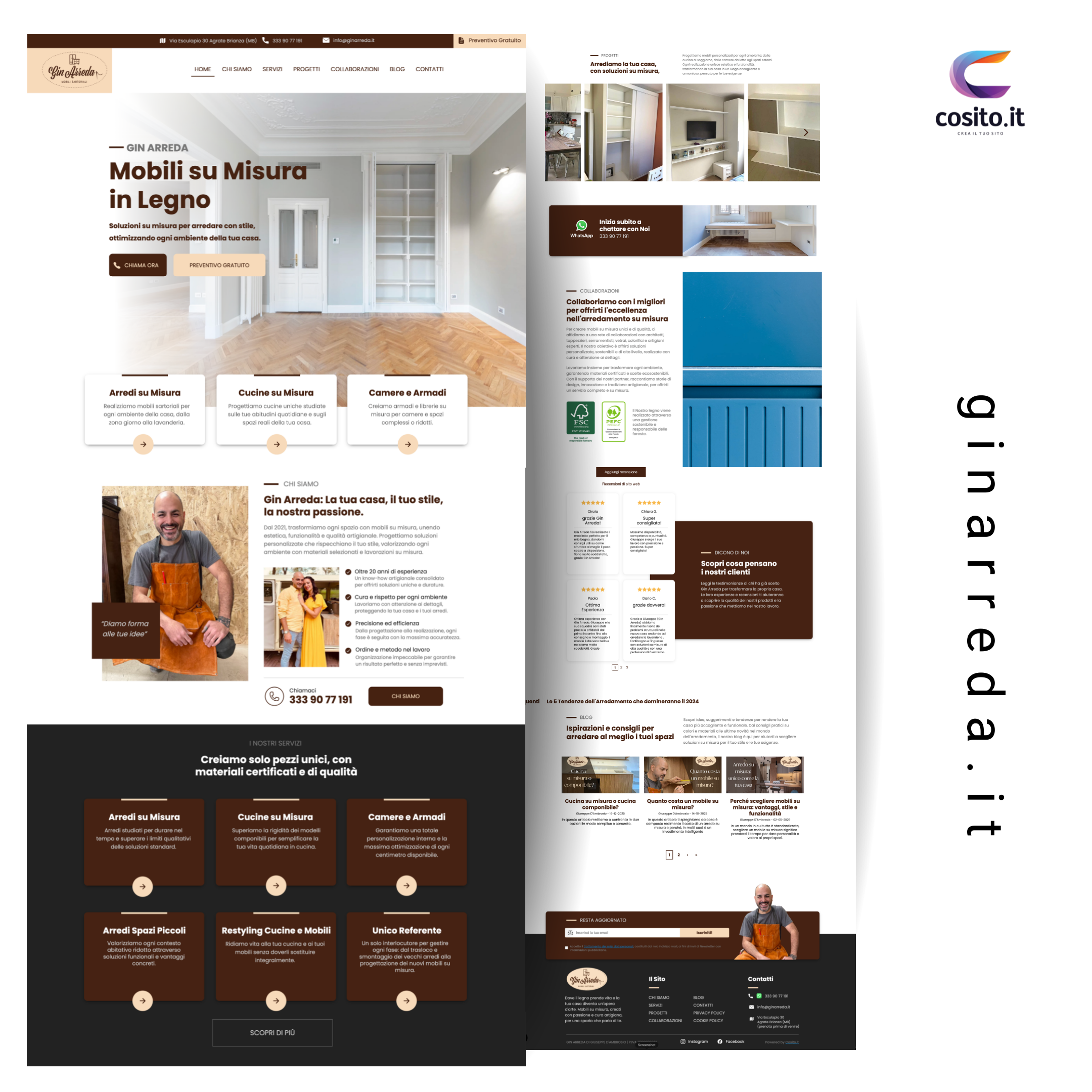Da un sito semplice a una macchina che genera clienti: il caso studio Ginarreda.it
