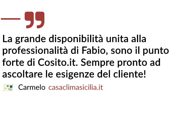 Recensioni casaclimasicilia.it