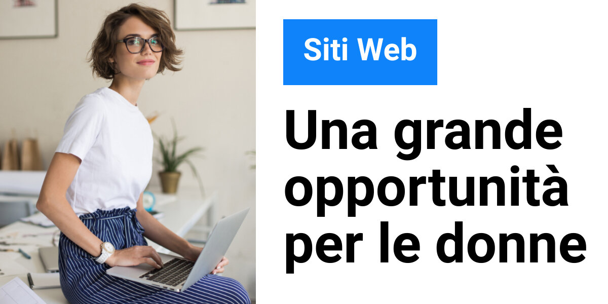 Siti Web: le donne restano indietro