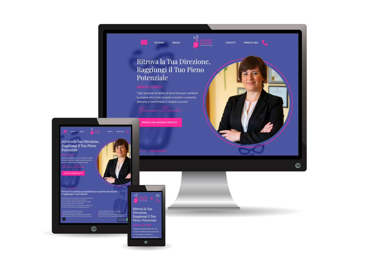 Nuovo sito web per Veronica Leardini – Mental Coach | Realizzato da Cosito.it