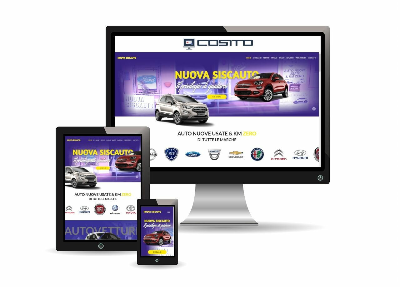 Nuovo Sito per l'autosalone di Acireale