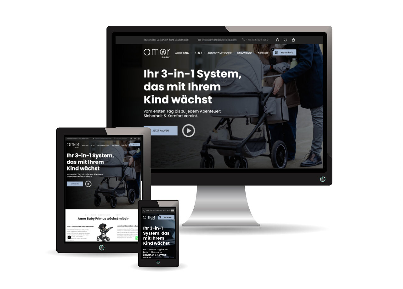 Caso di Successo: AmorBabyOfficial.com – Un Sito Web, Due Obiettivi Raggiunti