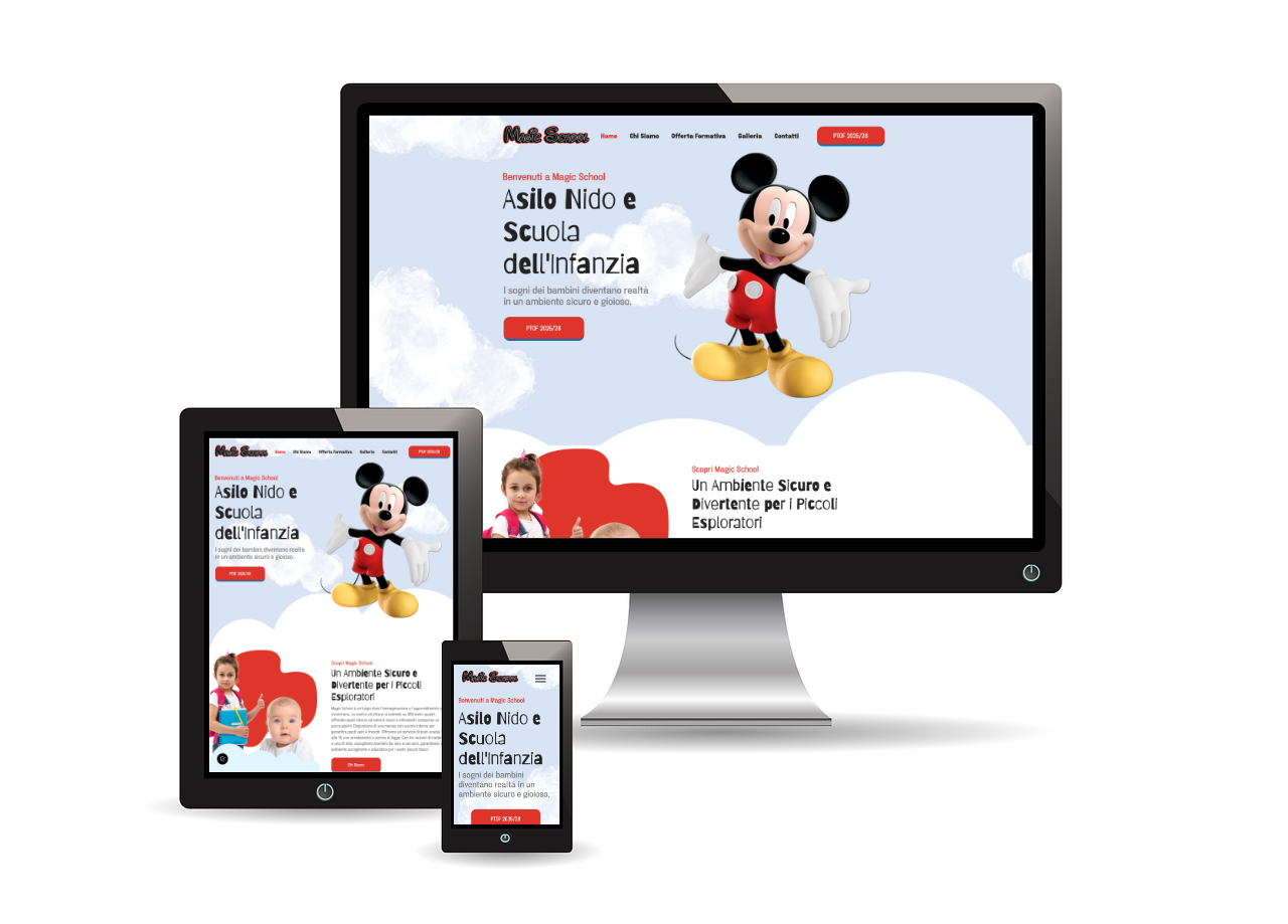 Il Nuovo Sito Web di Magic School Catania