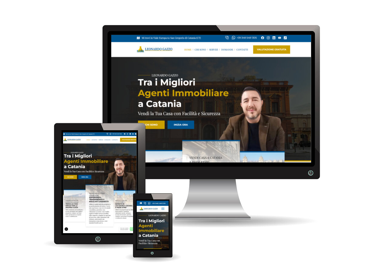 Presentazione del Nuovo Sito Web di Leonardo Gazzo