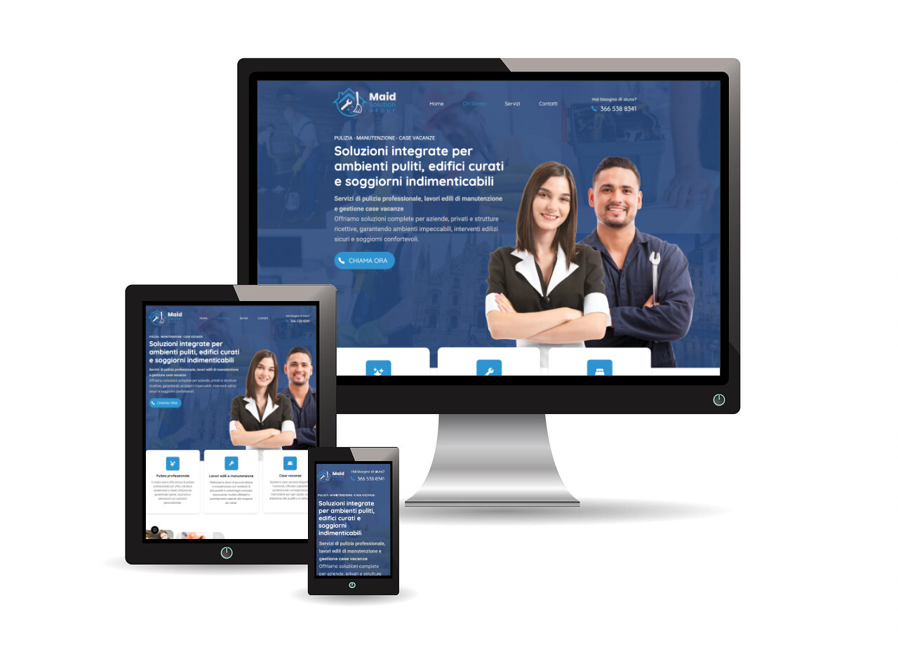 Un nuovo progetto firmato Cosito.it: il sito web e il logo per Maid Solution Group