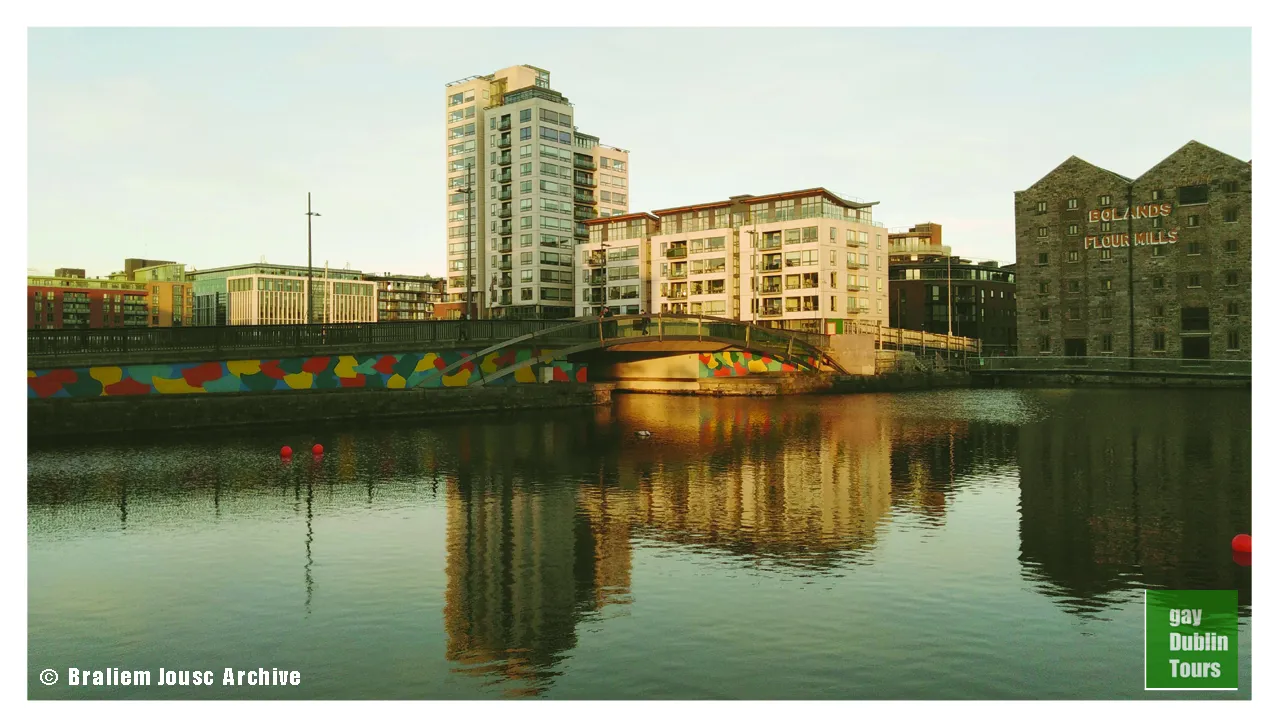 Outdoor Queer tours in Dublin walking tour following River Liffey, Docklands, Grand Canal and Royal Canal