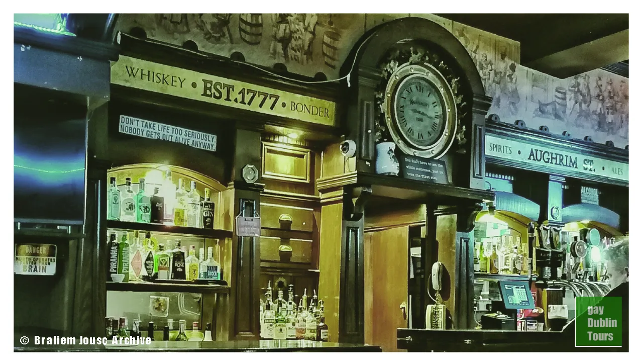 gay friendly pub tour in Dublin visiting Phibsboro Smithfield north Dublin