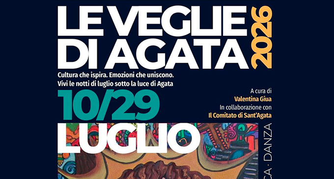 Le Veglie di Agata 2026: arte, cultura ed emozioni sotto la luce della PatronaLe Veglie di Agata 2026: arte, cultura ed emozioni sotto la luce della Patrona