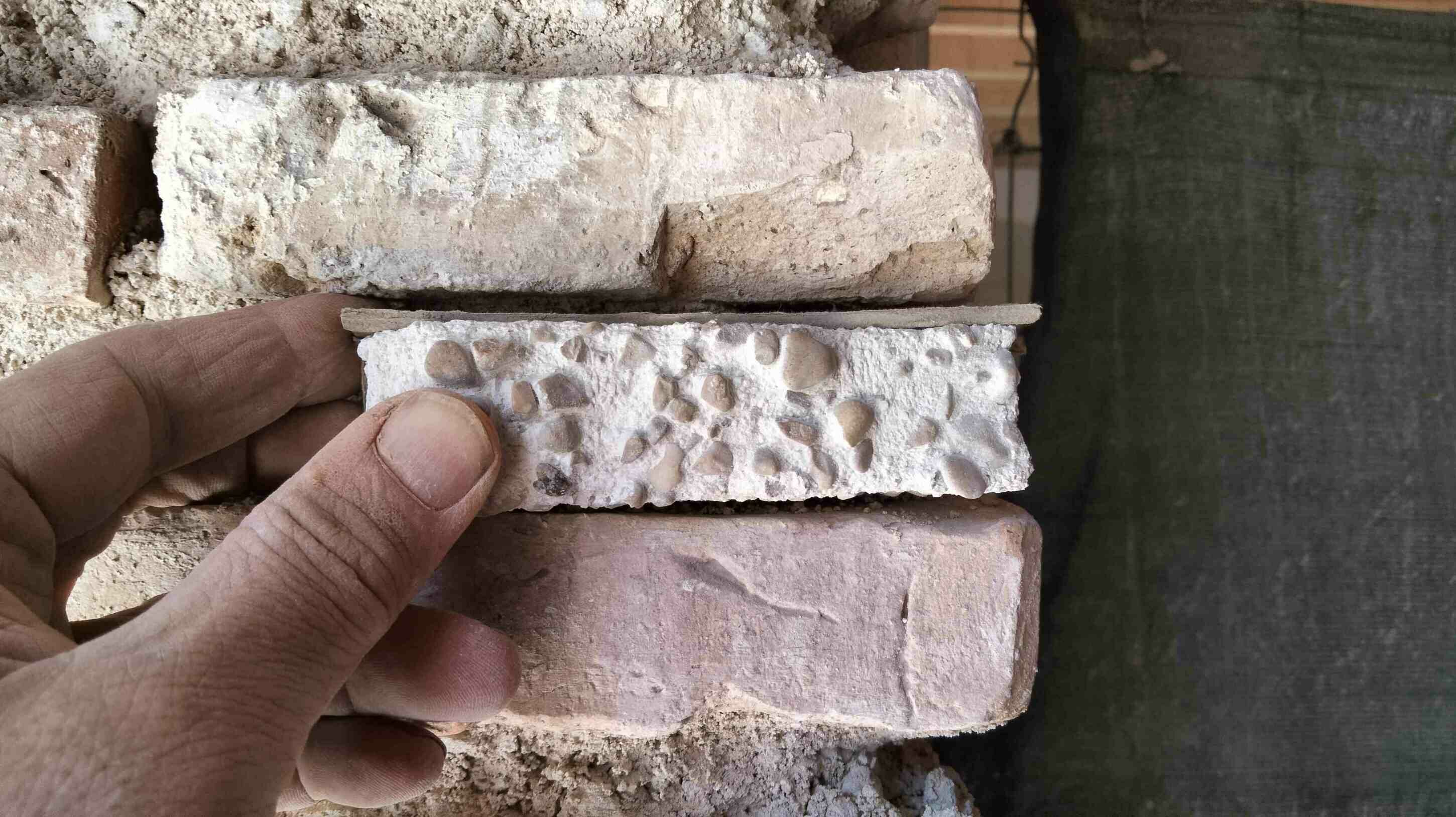 Prueba de mortero para rejuntado