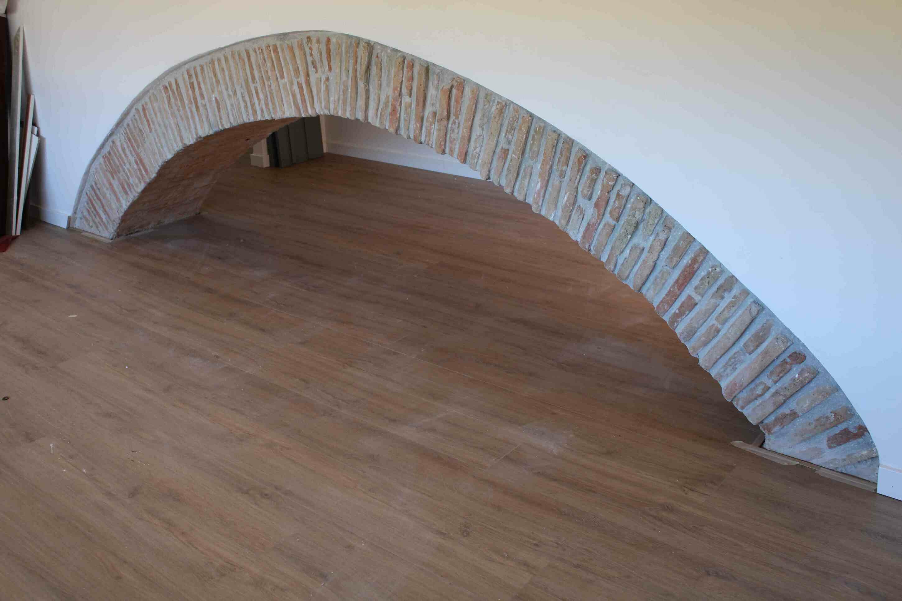 Arco de ladrillo después