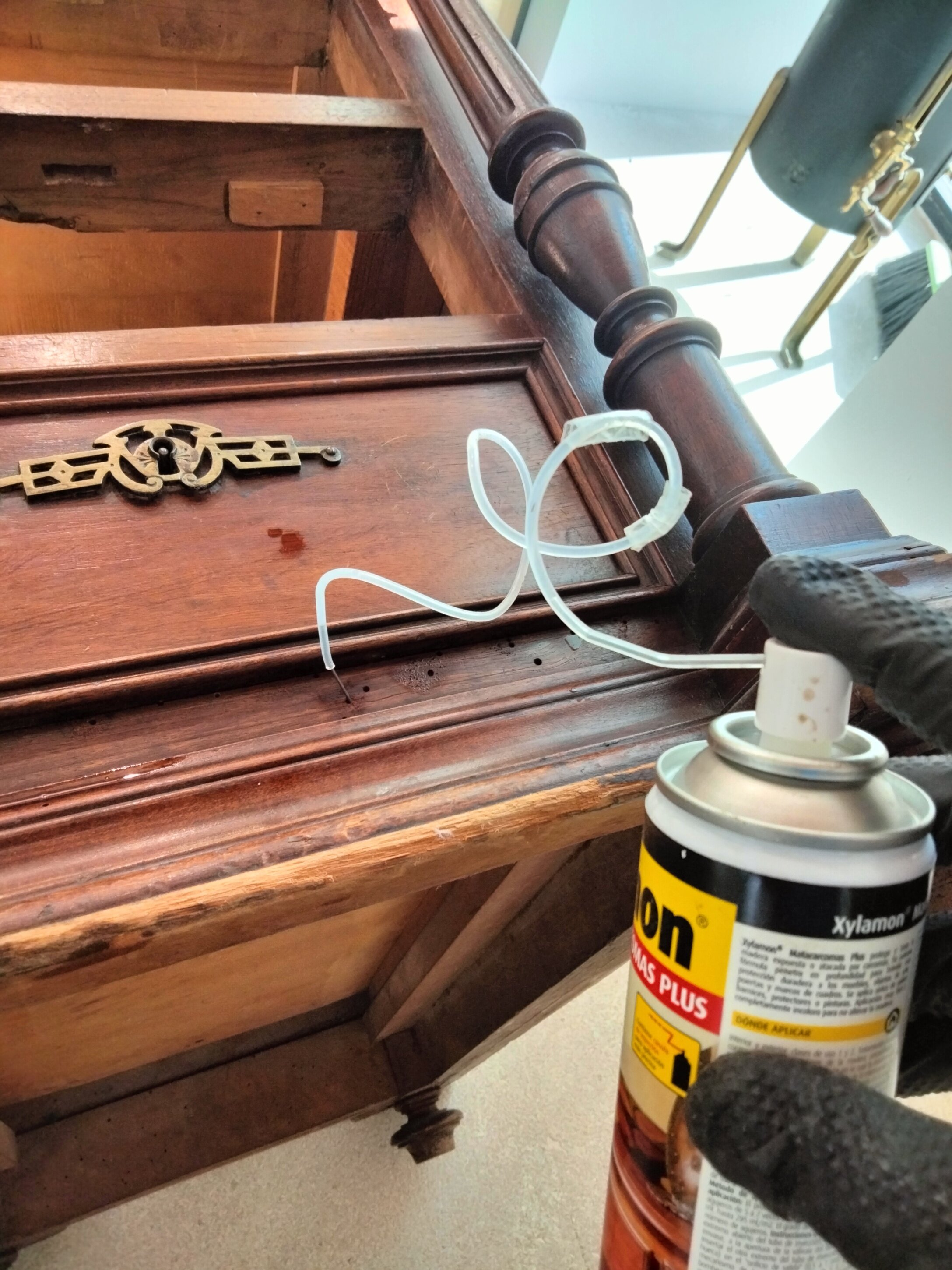 Tratamiento anticarcoma aplicado a spray