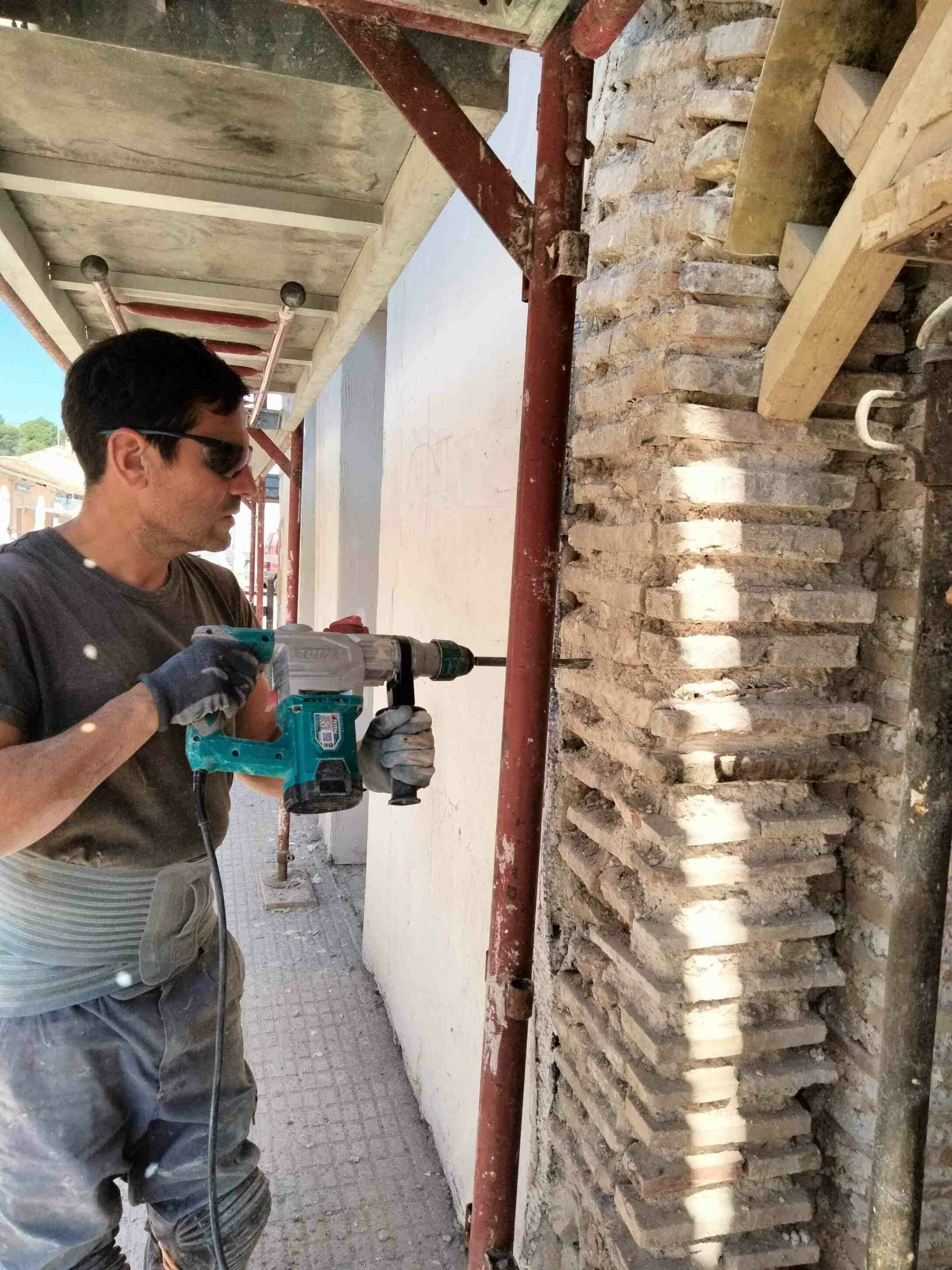 Proceso de saneamiento de morteros intersillares