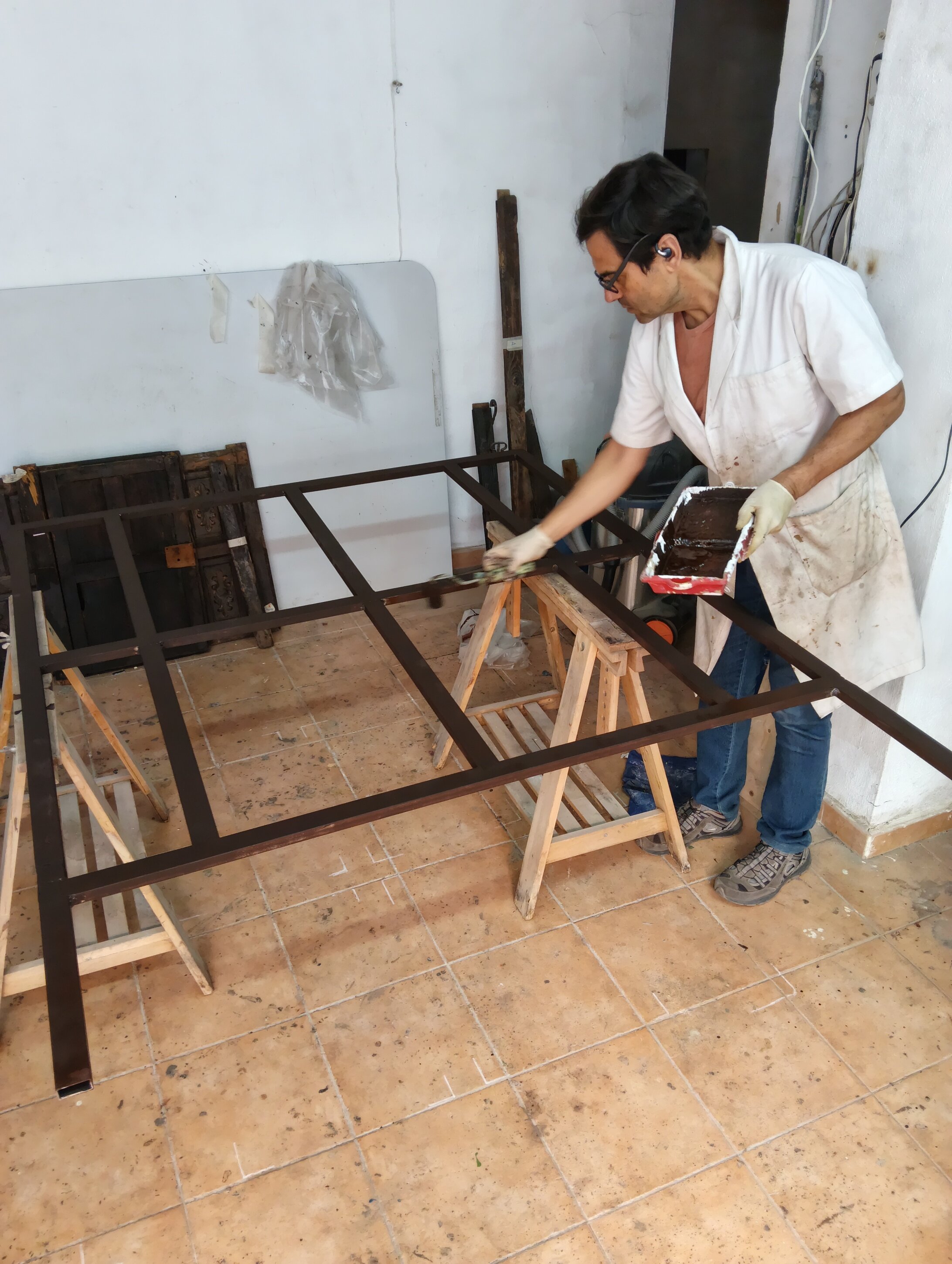 Realización de bastidor metálico