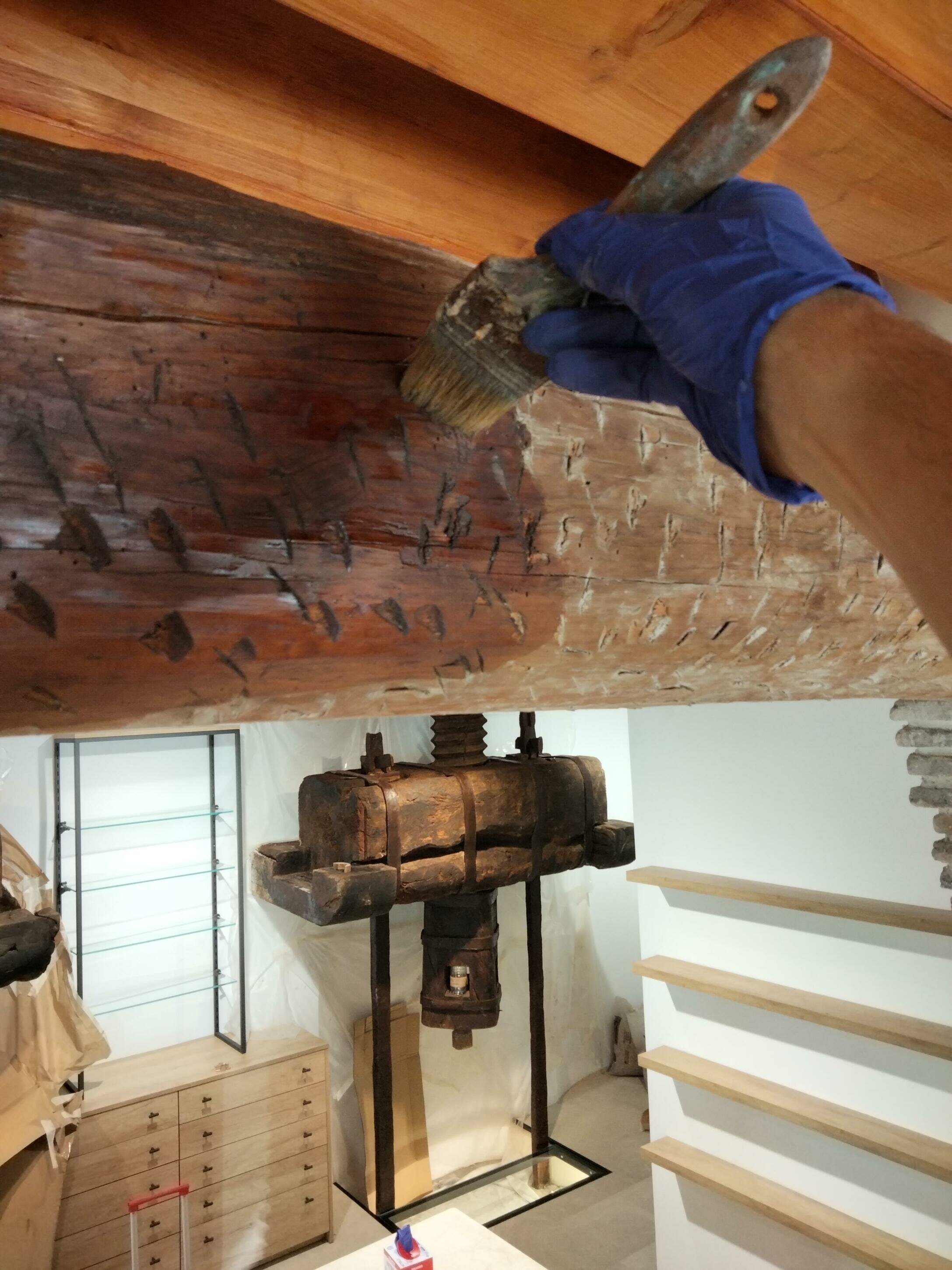 Tratamiento para vigas de madera