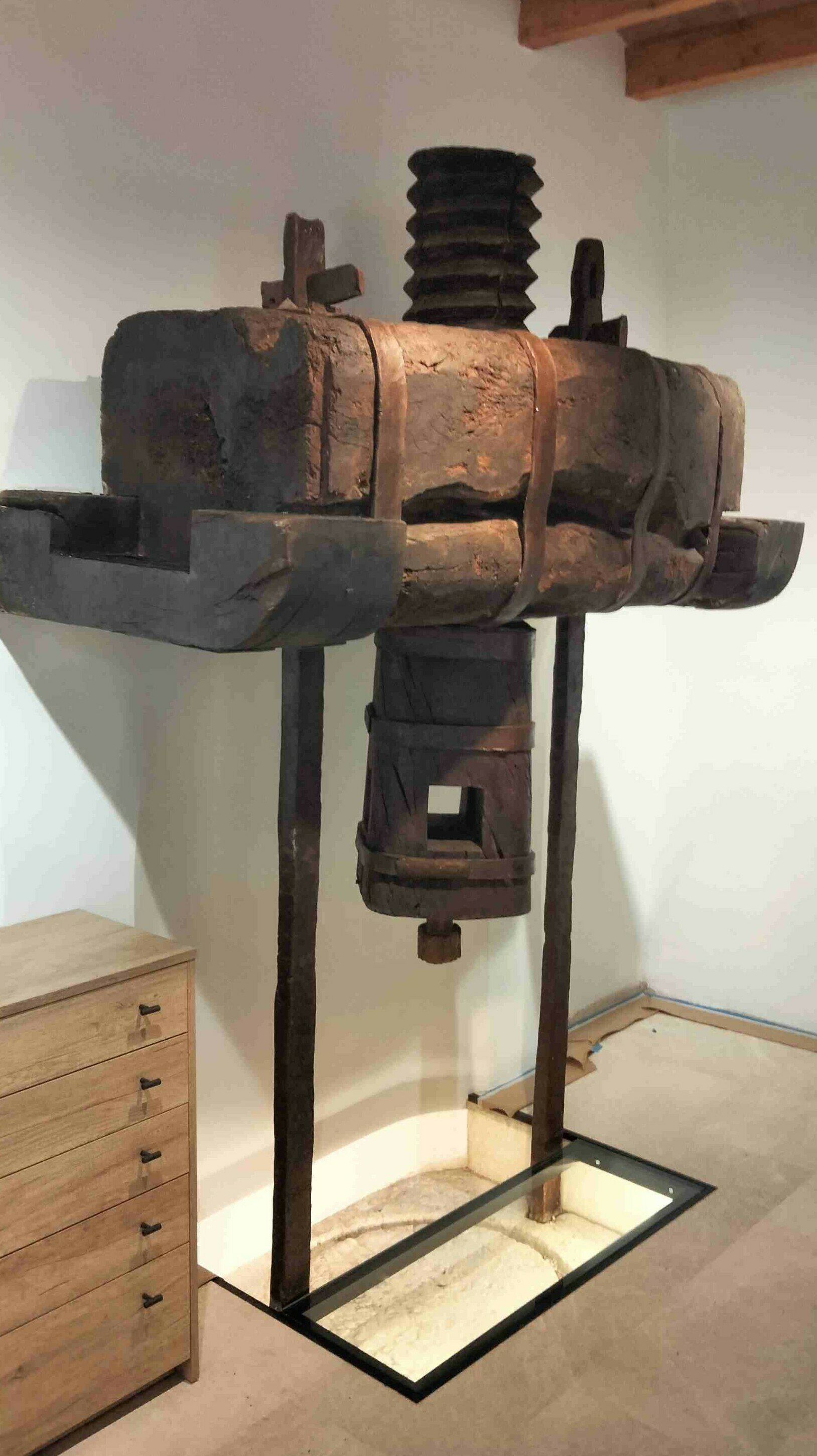 Prensa después de la restauración