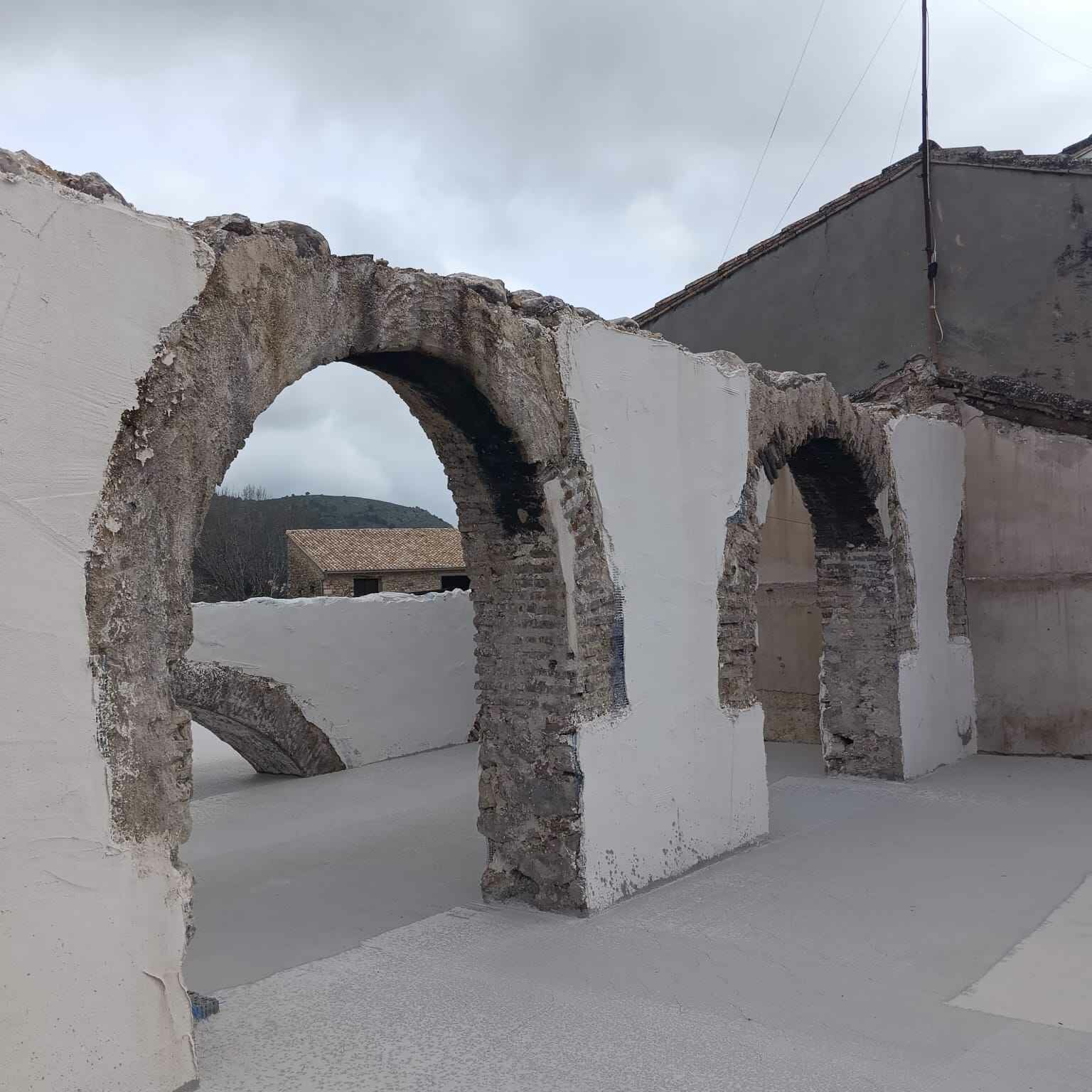 Arcos de ladrillo antes