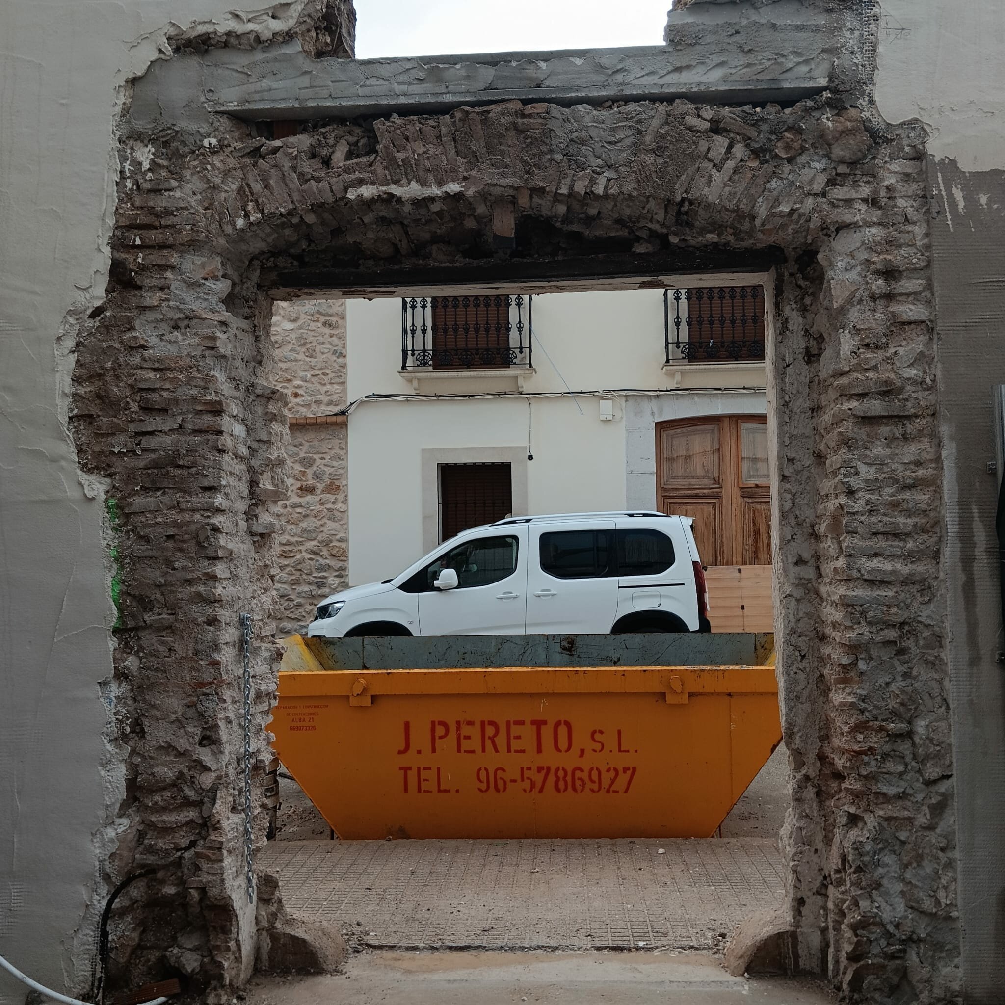 Estado inicial del doble arco de entrada