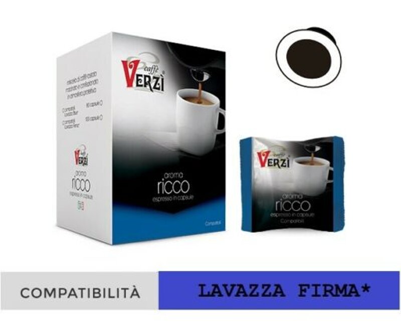 VERZI CAFFè CAPSULA COMPATIBILE LAVAZZA FIRMA 80 PZ AROMA RICCO