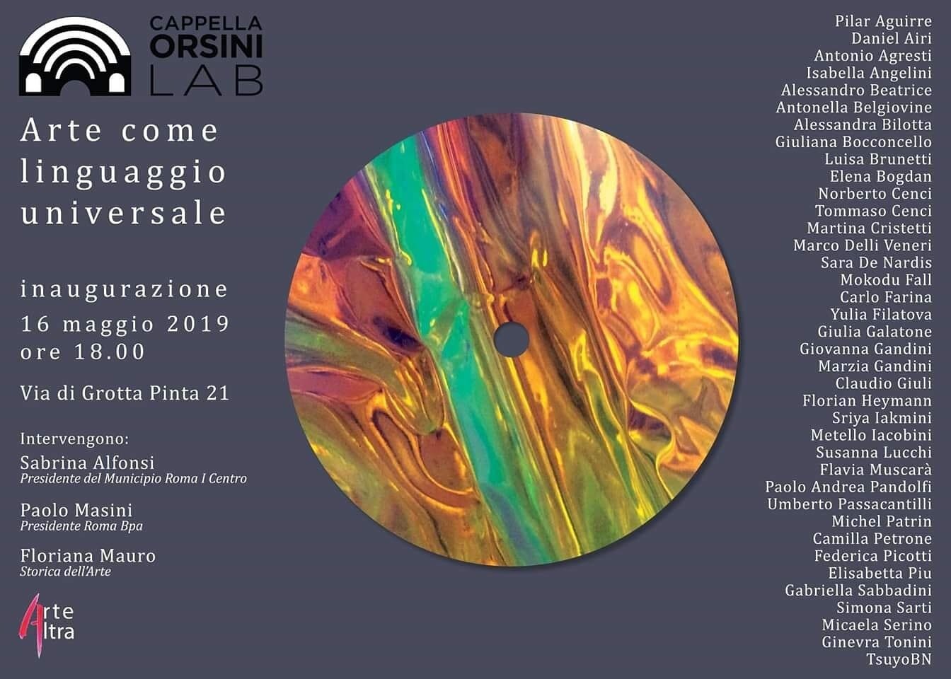 -Arte come linguaggio universale- Roma - 2019 -Arte come linguaggio universale- Roma - 2019