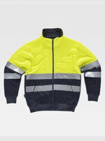 workteam-felpa-zip-intera-alta-visibilita-classe-2-c9037