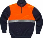 workteam-felpa-bicolore-alta-visibilita-banda-rifrangente-modello-c9841