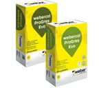 adesivo-cementizio-webercol-progres-evo-kg25-grigia-c2te
