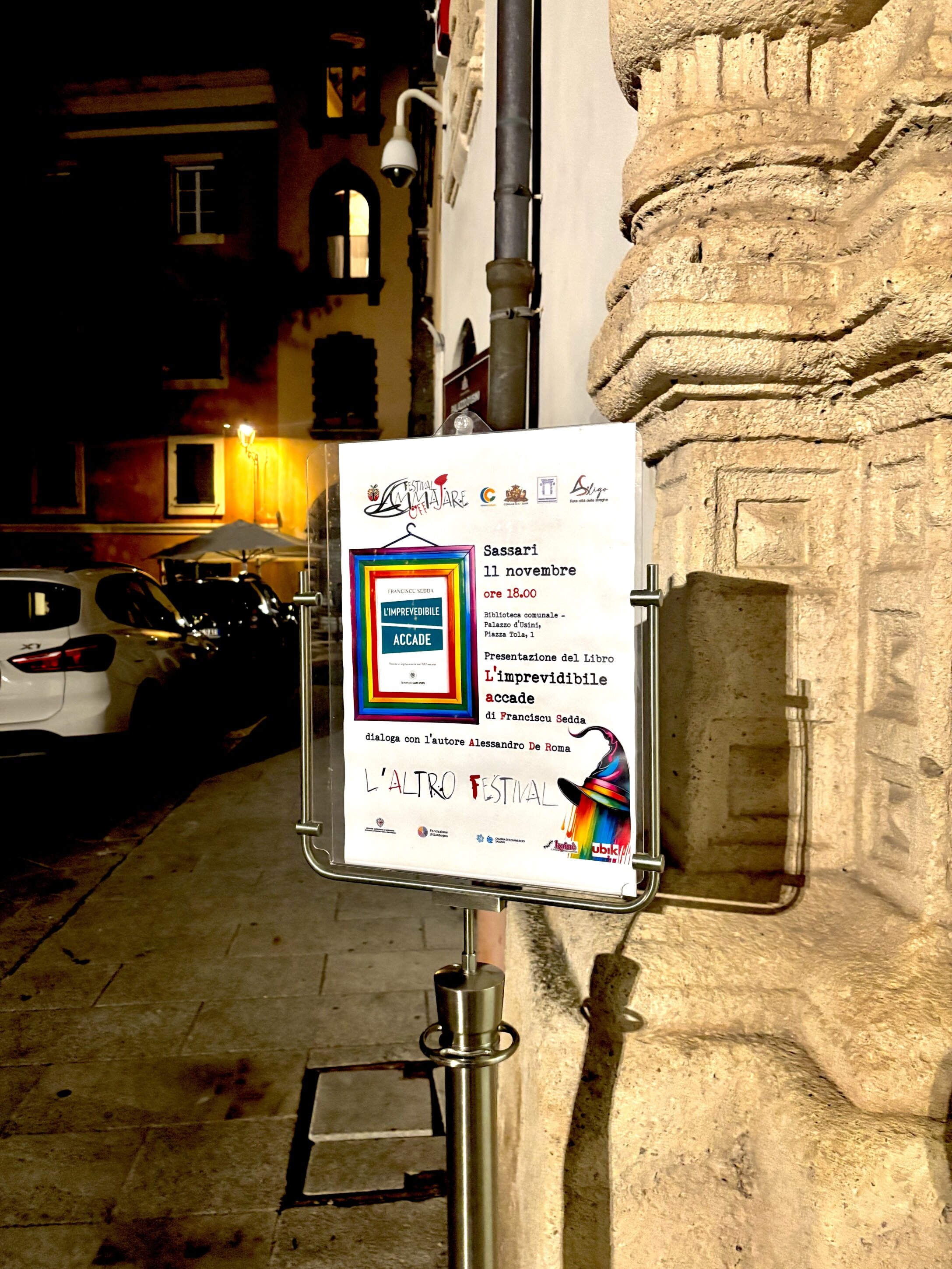 Parte con Franciscu Sedda il ciclo di incontri del Festival Ammajare OFF, a Sassari.