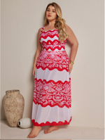 luxury-intero-red-white-con-gonna-taglia-4xl