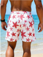 uomo-pantaloncino-white-red-star-taglia-xxl