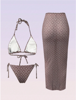 luxury-black-brown-triangolo-con-gonna-taglia-m