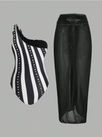 luxury-mod-twiga-black-white-intero-con-pareo-fibbia-gioiello-taglia-s