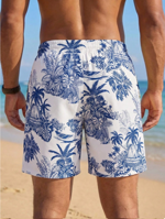 uomo-pantaloncini-blu-bianco-tropical-taglia-xs