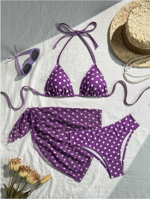 bikini-purlpe-set-con-pareo-fantasia-pois-taglia-xs